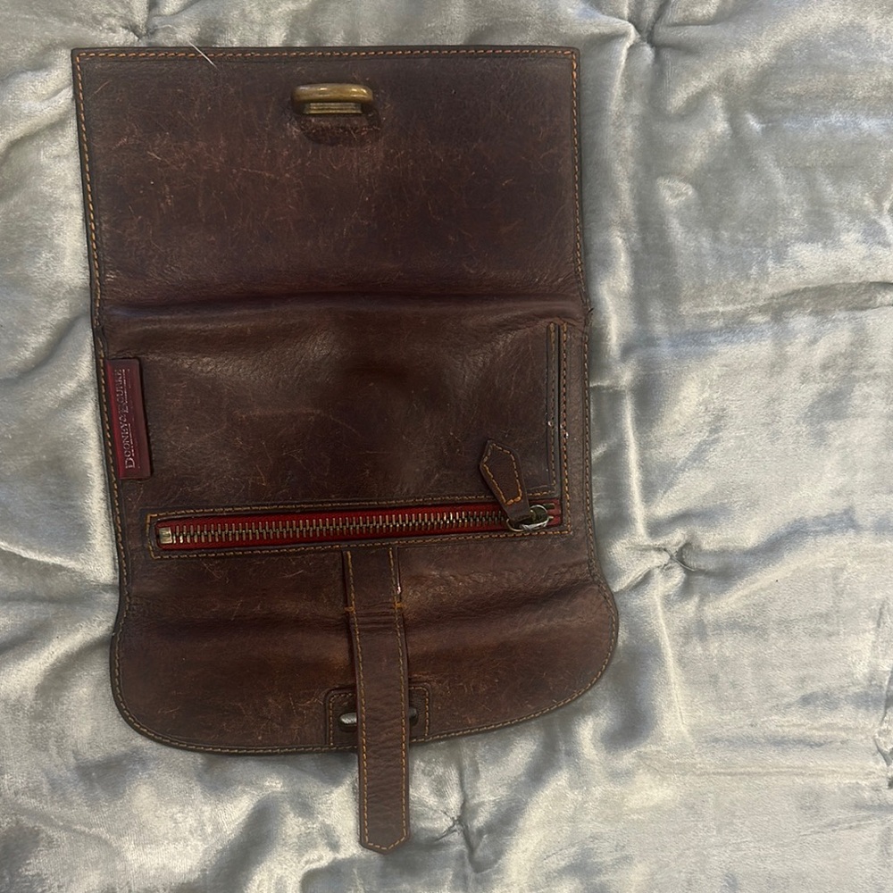 Brown Leather long wallet